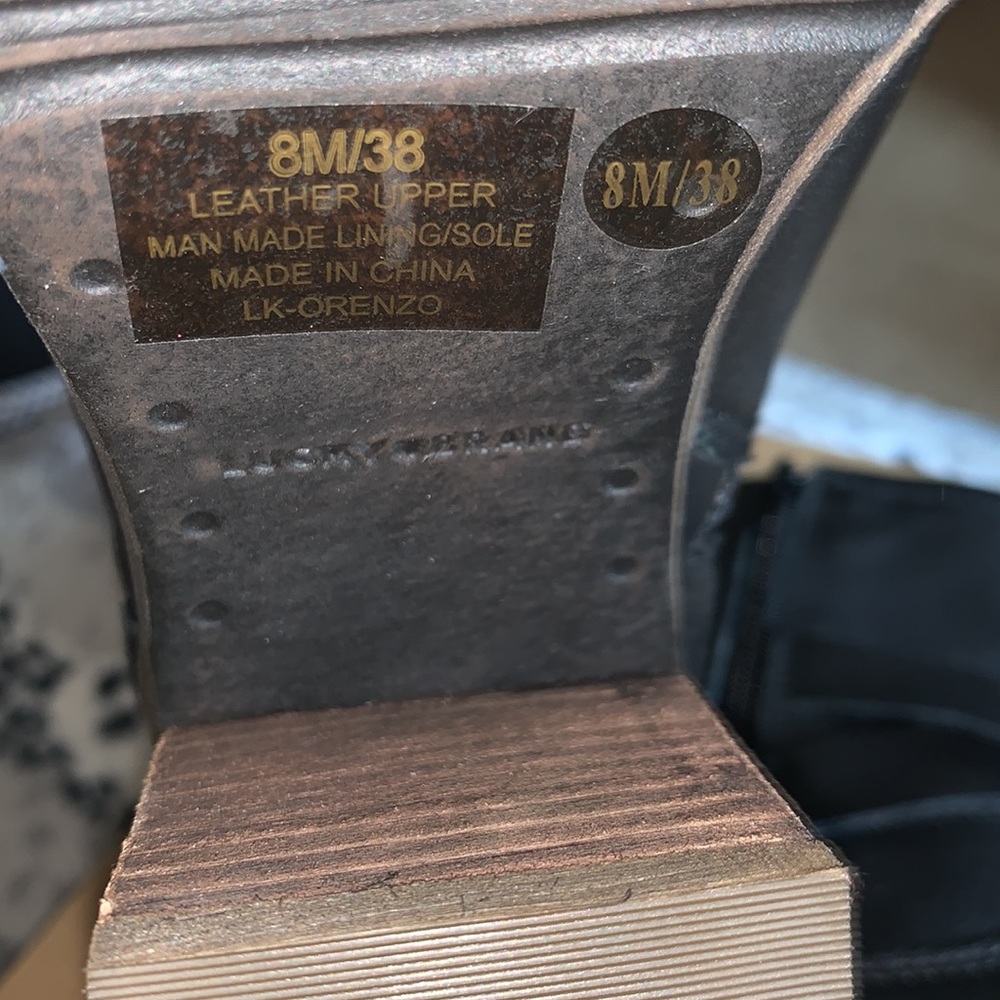 Lucky Brand LK-ORENZO Leather Boots — 8M — NWT - Picture 14 of 15